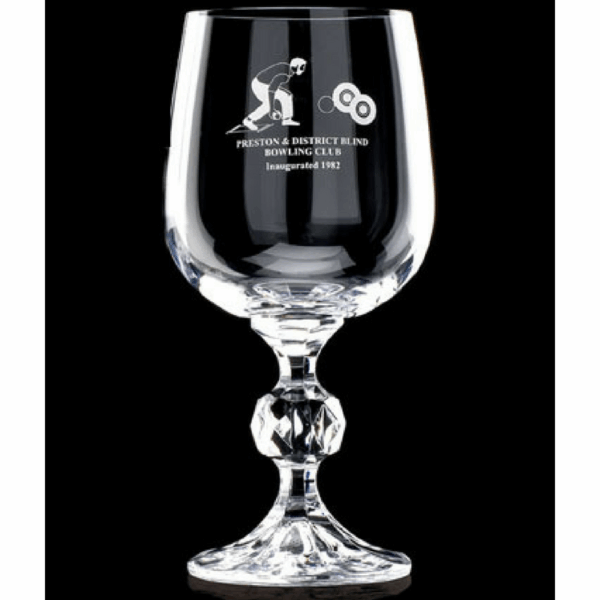 Large Crystal Goblet