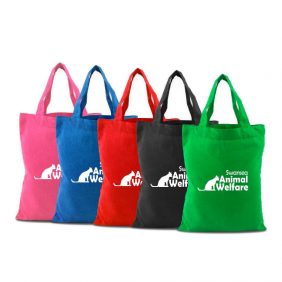 Coloured Mini Cotton Bag