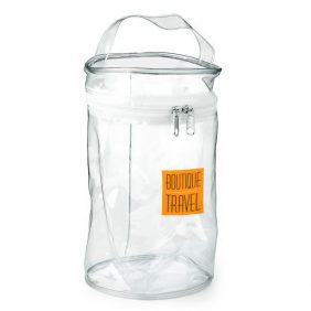Clear Round Branded Toiletry Bag