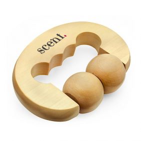 Wooden Handheld Roller Massager