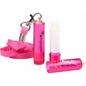 Branded Lip Balm Stick Lanyard, SPF 20