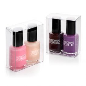 2 Piece Nail Polish Set in a PVC Box