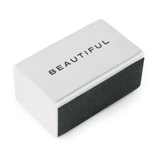 Promotional Nail Buffer Block in white