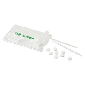 Personalised Mint Card and Toothpick Set