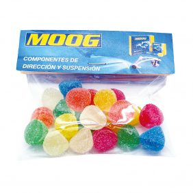 Promotional fruit pastilles