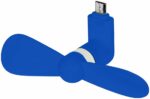 Micro USB Fan in blue Single