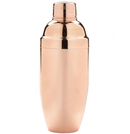 Copper cocktail shaker
