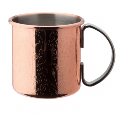 Chased Copper Mug 17oz