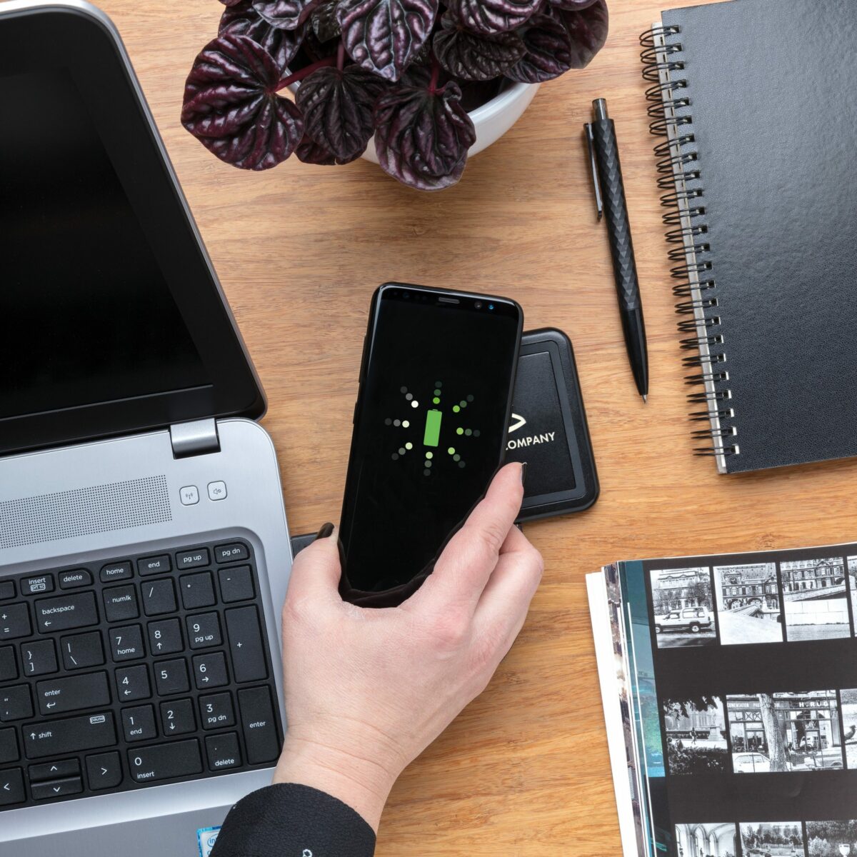Light-Up Promotional Wireless Mini Charger - Image 3