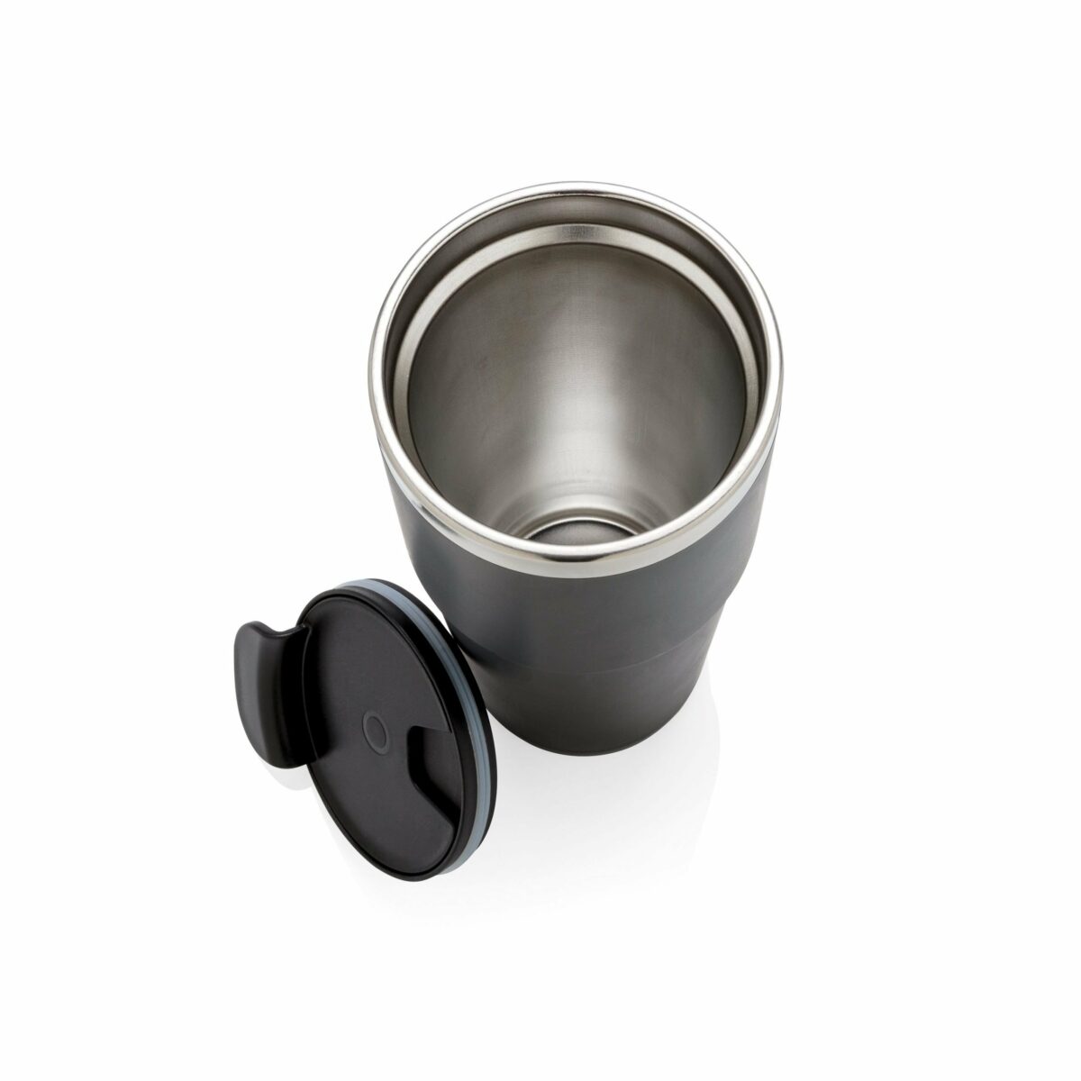 Light-Up Promotional Thermal Tumbler On a Desk