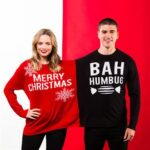 Promotional Work Bestie Christmas Jumpers - Merry Christmas / Bar Humbug