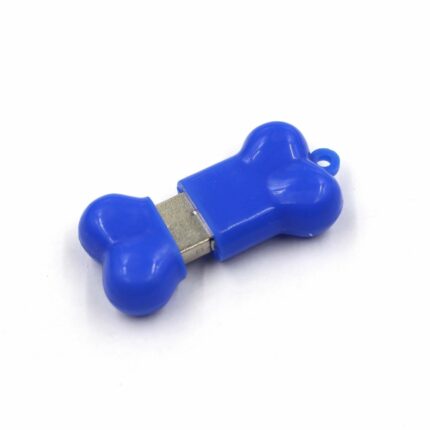 Bone Shaped USB Stick in Blue