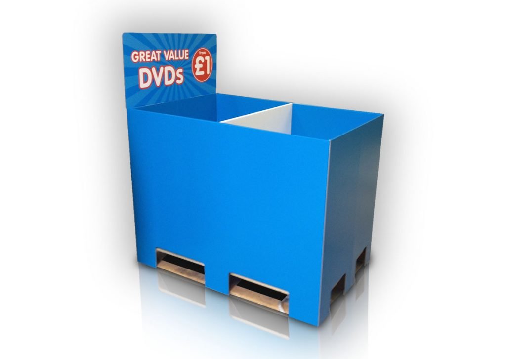 Cardboard Dump Bins All in One Merchandise