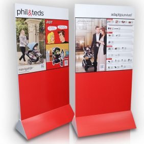 Double sided stand tower