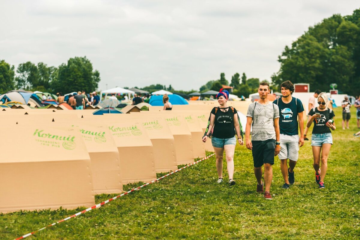 Cardboard Waterproof Festival Tent - Image 2