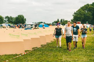 Cardboard Waterproof Festival Tent