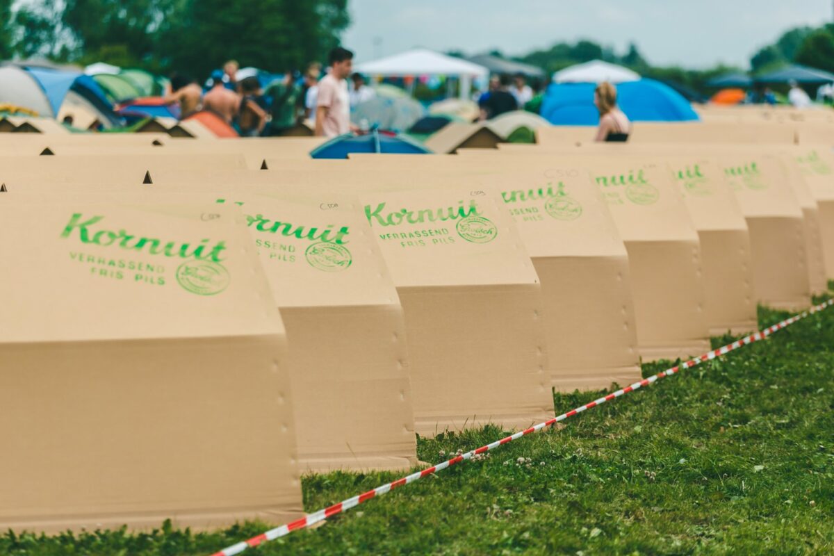 Cardboard Waterproof Festival Tent - Image 5