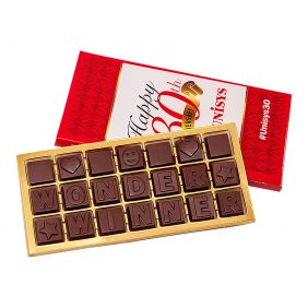 21 Letter Chocolate Message Box