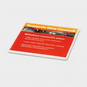 Full Colour Recycled Plastic Coasters