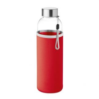 Glass Bottle with Neoprene Pouch
