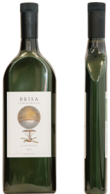 Eco Flat Wine Bottles with Bespoke Label