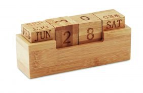 Bamboo Desk Calendar