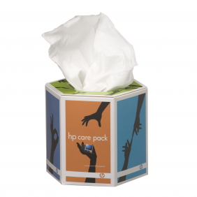 Hexagonal Tissue Box