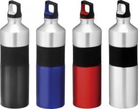 Branded large metal sport bottle