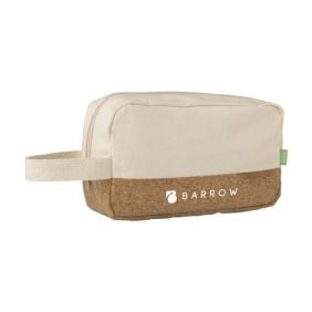 Branded cork ECO toiletry bag