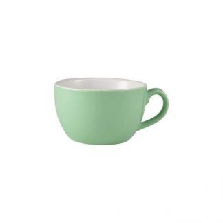 Colour Glazed Flat White Cup