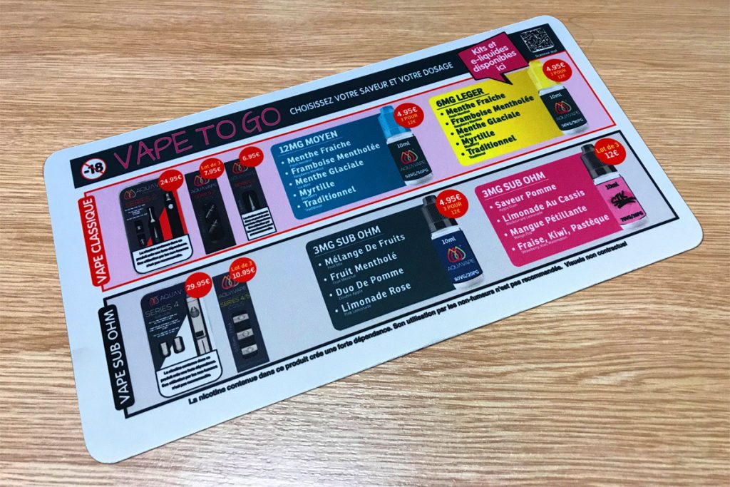 Vape counter mat All in One Merchandise