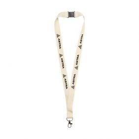 Branded Organic Cotton Lanyard