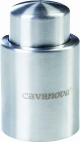 Stainless steel vacuum wine stopper