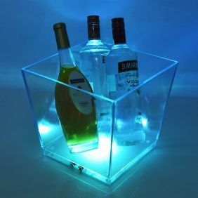 Clear Illuminated Square bucket