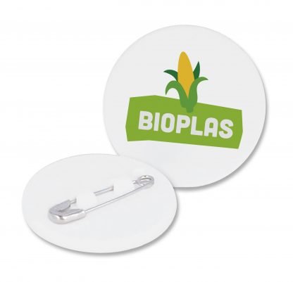 Branded Bio-Plastic Pin Badge