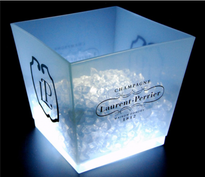 Branded Square Illuminated frosted Ice bucket