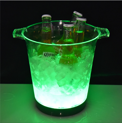 Branded illuminated ice bucket