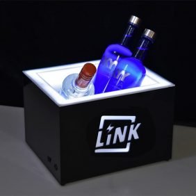 LED Cube Ice Bucket