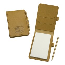 Branded Eco Leather Mini Note Pad