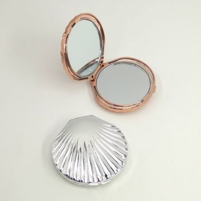 Branded shell compact mirror