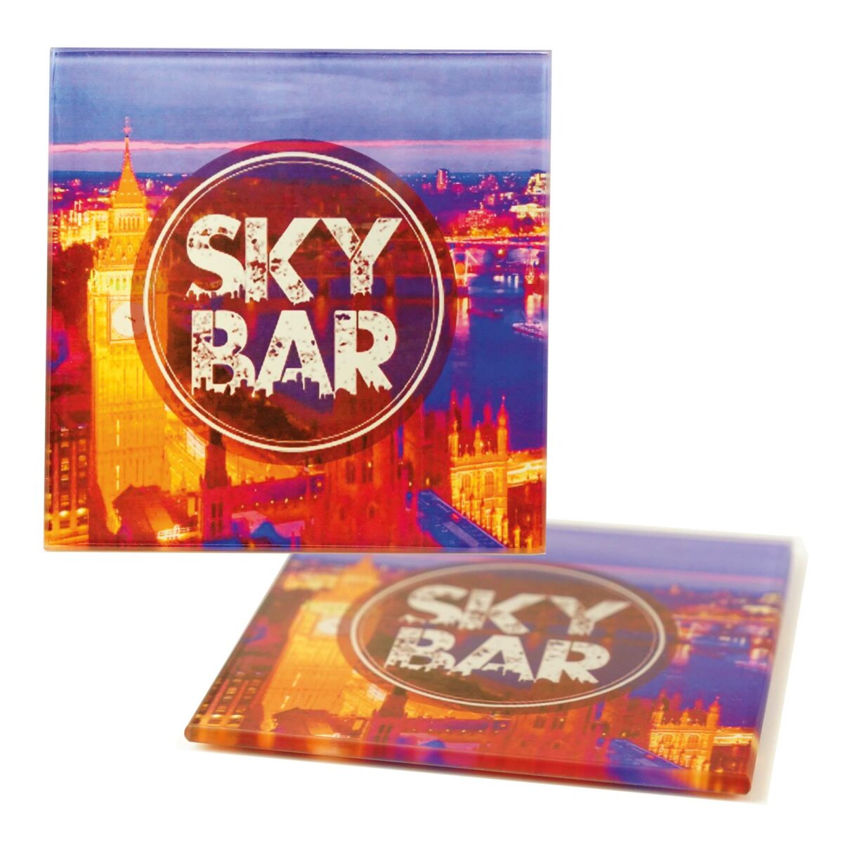 Recycled glass coaster - Image 2