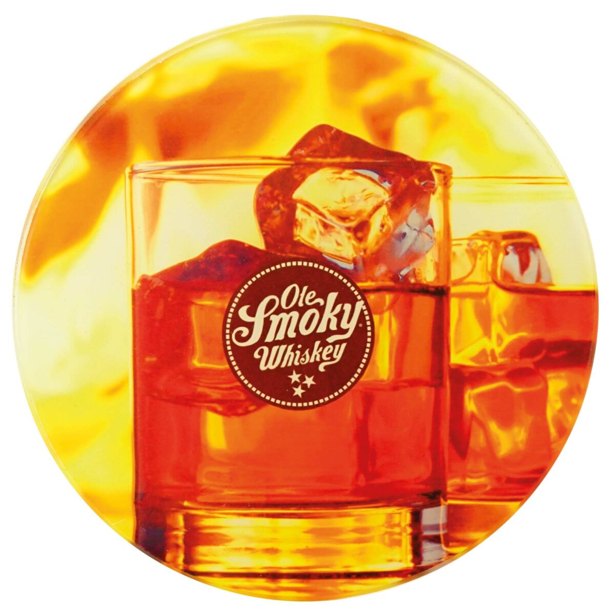 Recycled round glass coaster - Image 5