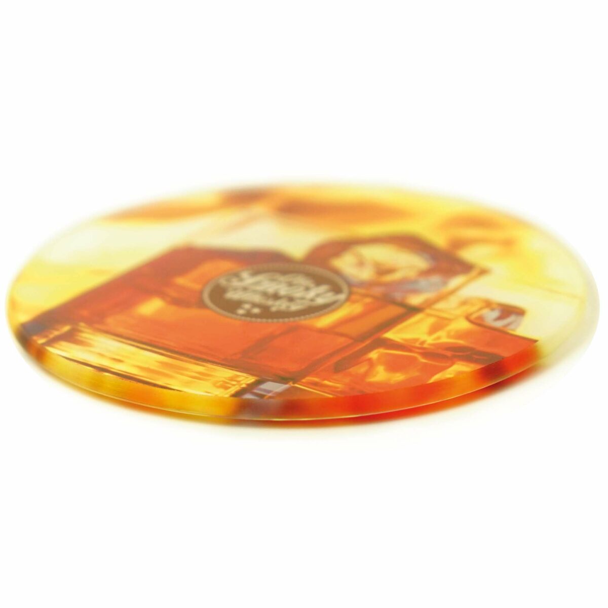 Recycled round glass coaster - Image 4