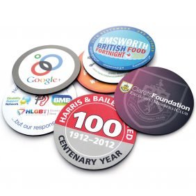 Round plastic coaster