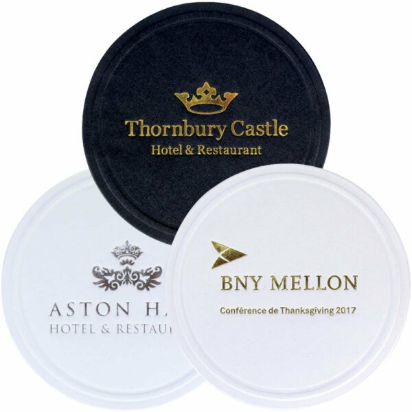 Tissue round coaster