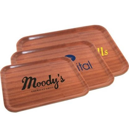 Wooden veneer tray