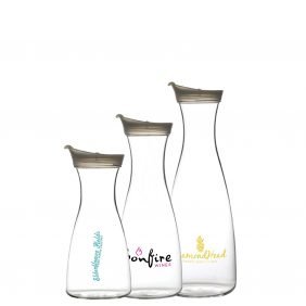 Acrylic plastic carafe