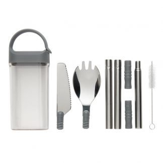 Branded pocket size reusable cutlery