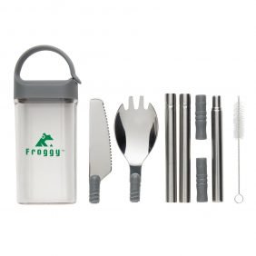 Branded pocket size reusable cutlery