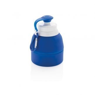 Branded collapsible silicone sports bottle